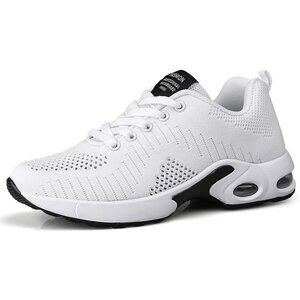 Women's White-c Fashion Running Walking Sport Athletic Sneakers Shoes